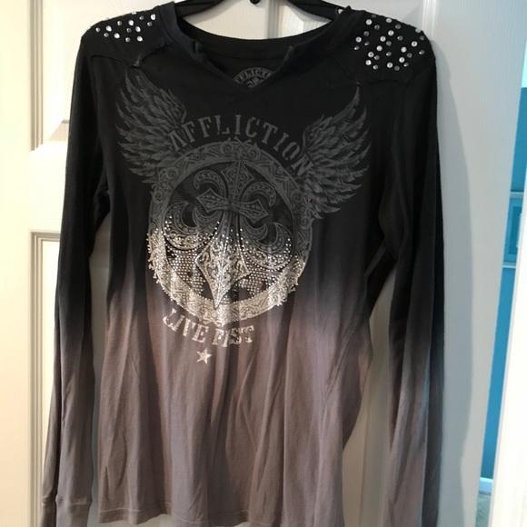 Affliction Tops - Affliction long sleeve